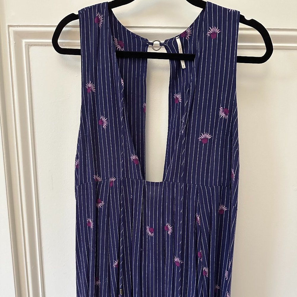 Navy Blue Straight Dress
